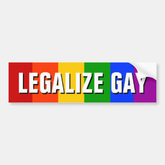 ADESIVO PARA CARRO LEGALIZE O GAY