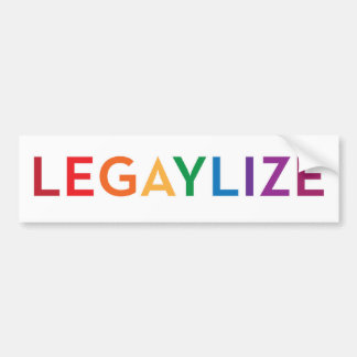 Adesivo Para Carro Legaylize (igualdade do casamento gay do apoio)