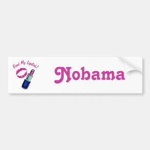 Adesivo Para Carro Leia meu autocolante no vidro traseiro de Nobama