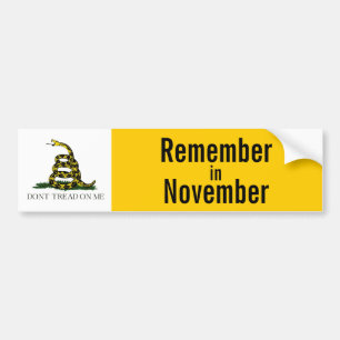 Adesivo Para Carro Lembre-se em novembro