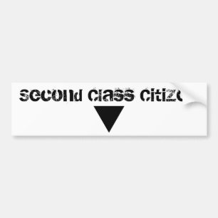 Adesivo Para Carro Lésbica do cidadão da segunda classe
