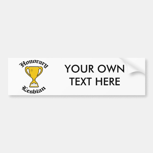 ADESIVO PARA CARRO LÉSBICA HONORÁRIO - .PNG (Frente)