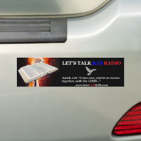 Let's Talk KJB Bumper Sticker