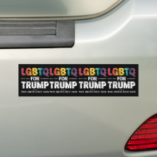 ADESIVO PARA CARRO LGBTQ PARA TRUMP GAY LÉSBICA PARA TRUMP 2024
