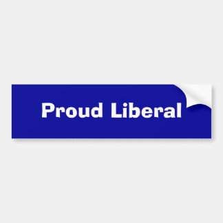 Adesivo Para Carro Liberal orgulhoso