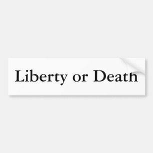 Adesivo Para Carro Liberdade ou morte