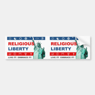 Adesivo Para Carro Liberdade religiosa real