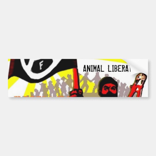 Adesivo Para Carro Libertação animal (Frente)