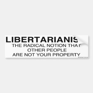 Adesivo Para Carro Libertarianismo definido