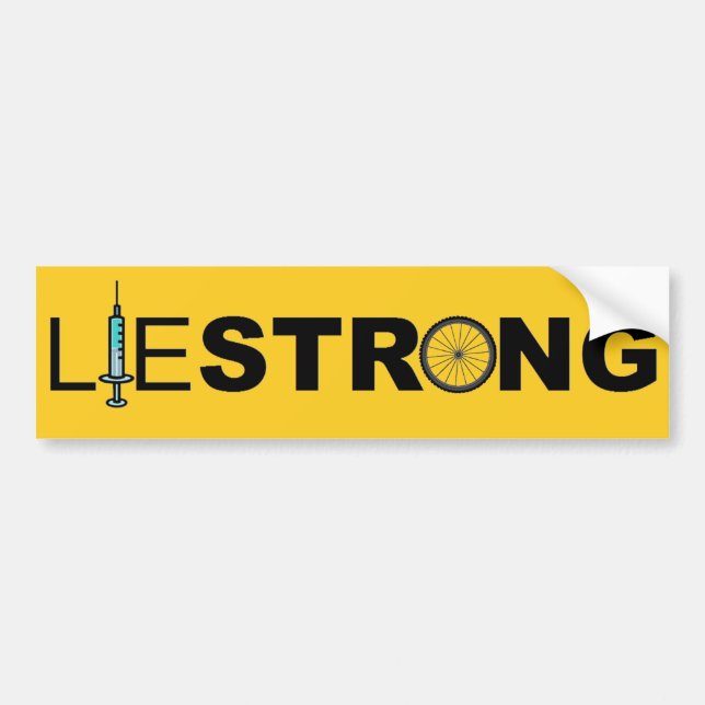 Adesivo Para Carro LIESTRONG - Lance Armstrong (Frente)