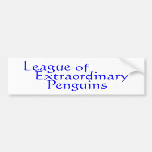 Adesivo Para Carro Liga dos Pinguins Extraordinários 3