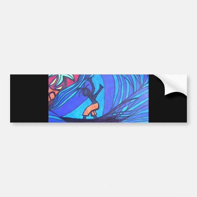 Adesivo Para Carro Lil' Surfer Dude (Frente)