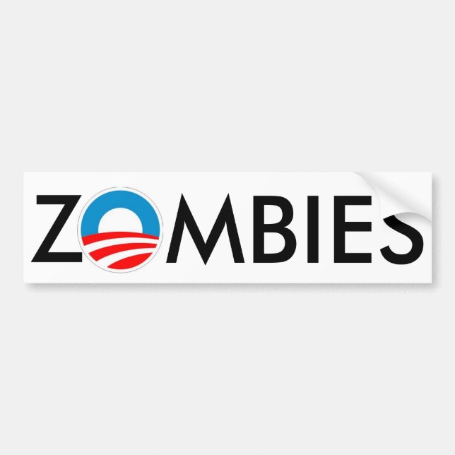 Adesivo Para Carro Limo de Obama dos ZOMBIS 4 (Frente)