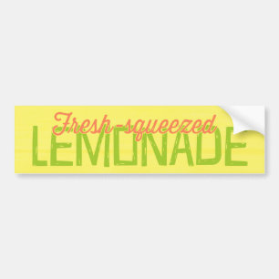 Adesivo Para Carro Limonada fresca espremida