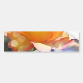 Adesivo Para Carro Linda flor de rosa amarela. Fotografia floral.