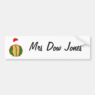 Adesivo Para Carro lindalarge, Sra. Dow Jones