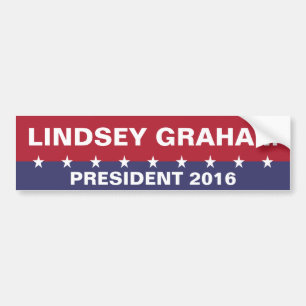 Adesivo Para Carro LINDSEY GRAHAM para o presidente 2016