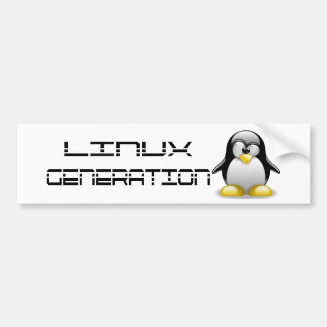 Adesivo Para Carro LinuxGeneration (Frente)