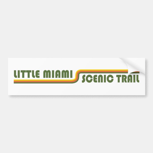 Adesivo Para Carro Little Miami Scenic Trail Ohio (Frente)