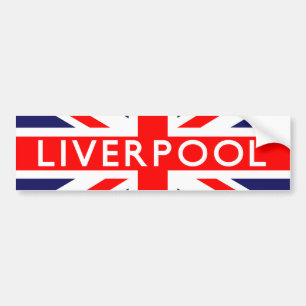 Adesivo Para Carro Liverpool: Bandeira Britânica