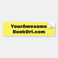 Livro ou Nome do Autor/Url no Bumper Sticker