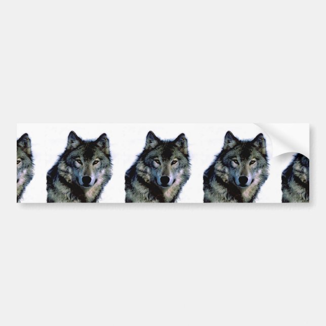 Adesivo Para Carro Lobo (Frente)