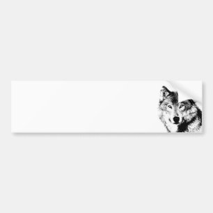 Adesivo Para Carro Lobo