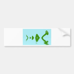 Adesivo Para Carro Loch Ness Monster (Verde)