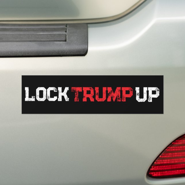 Adesivo Para Carro Lock Trump Up Political (No carro)