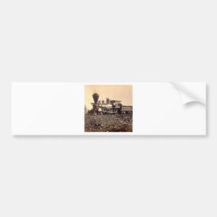 Adesivo Para Carro locomotiva a vapor ferroviária antiga vintage