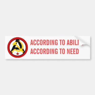 Adesivo Para Carro logotipo Anarcho-comunista