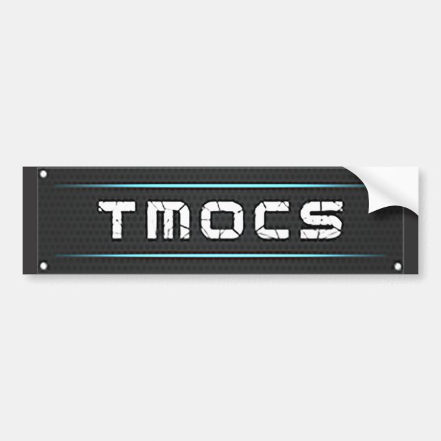 Adesivo Para Carro Logotipo de TMOCS DJ (Frente)