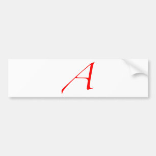 Adesivo Para Carro Logotipo do ateu de Logidea