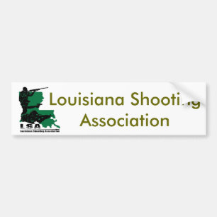 Adesivo Para Carro Logotipo do LSA, associação do tiro de Louisiana