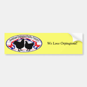 Adesivo Para Carro Logotipo do Orpington Club