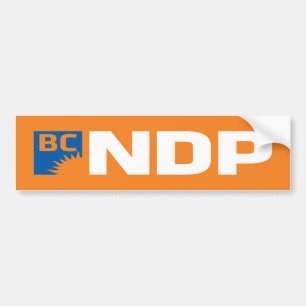 Adesivo Para Carro Logotipo NDP da Columbia Britânica