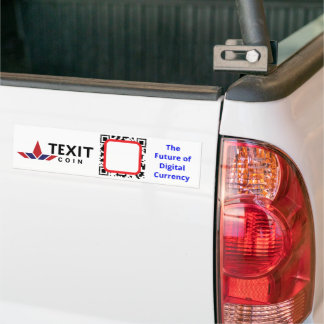 Adesivo Para Carro Logotipo Oficial da TexitCoin