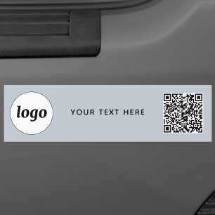 Adesivo Para Carro Logotipo simples e Promocional de código QR para e