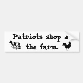 Adesivo Para Carro Loja na fazenda - Bumpersticker dos patriotas
