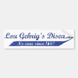 Adesivo Para Carro Lou Gehrig's Disease 1869
