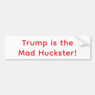 Adesivo Para Carro Louco Vendedor Trump Boneco Hankamer Artjunkhaus A