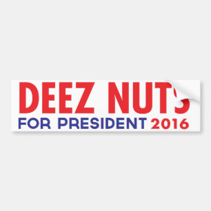 Adesivo Para Carro Loucos de Deez para o presidente