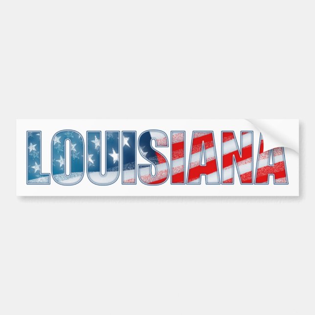Adesivo Para Carro Louisiana (Frente)