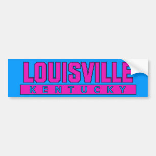 Adesivo Para Carro Louisville autocolante no vidro traseiro