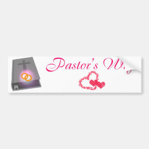 ADESIVO PARA CARRO LT DAS BS DA ESPOSA DO PASTOR