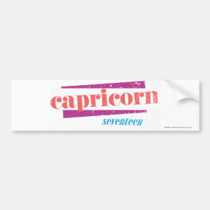 Adesivo Para Carro Lt do Capricórnio. Rosa