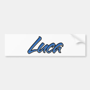 Adesivo Para Carro Luca Blue Aufkleber Sticker Autoaufkleber