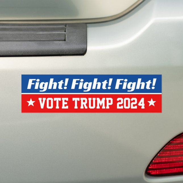 Adesivo Para Carro Luta Contra O Pro Donald Trump 2024 (No carro)