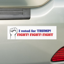ADESIVO PARA CARRO LUTA DE TRUMP! LUTE! LUTE!