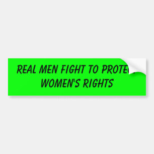 Adesivo Para Carro luta real dos homens para proteger os direitos das